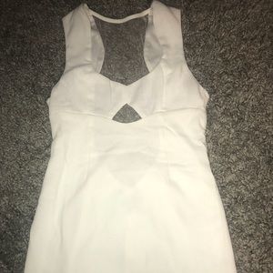 White tight dress